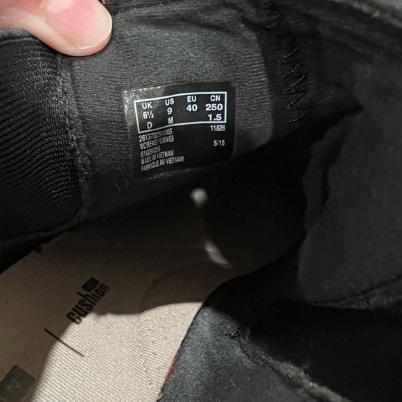 Black Wedge Ankle Boots - Picture 3 of 9